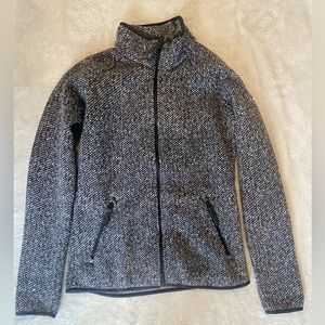 Columbia tweed fleece style collared jacket